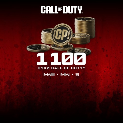 1,100 Modern Warfare III or Call of Duty: Warzone Points PS4