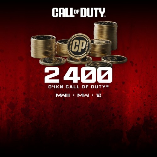 2,400 Modern Warfare III or Call of Duty: Warzone Points PS4