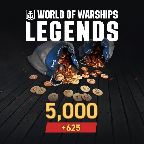 World of Warships: Legends - 5,625 Doubloons PS4