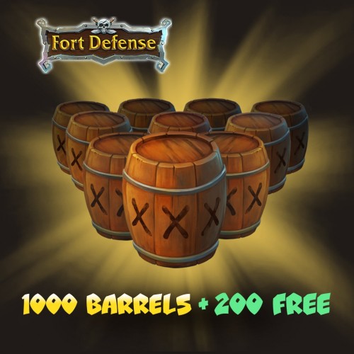 Fort Defense - 1000 barrels +200 PS4