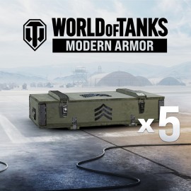 World of Tanks - 5 Sergeant War Chests - World of Tanks Modern Armor PS4