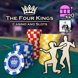 Four Kings Casino: Social Butterfly Pack - Four Kings Casino and Slots PS4