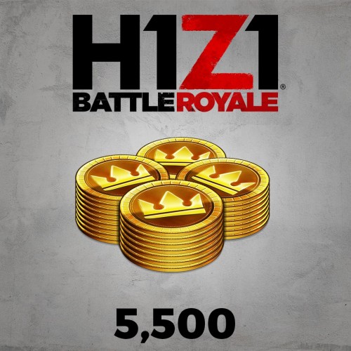 5000 (+500 Bonus) Crowns - H1Z1: Battle Royale PS4