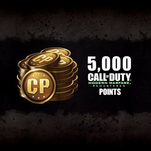 5,000 Call of Duty: Modern Warfare Remastered Points PS4