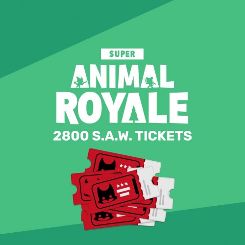 2800 SAW Tickets - SUPER ANIMAL ROYALE PS5