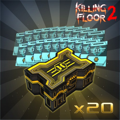 Killing Floor 2 - Horzine Supply Weapon Crate - Series 8 Gold Bundle Pack PS4