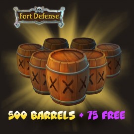 Fort Defense - 500 barrels + 75 PS4