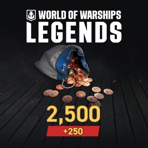 World of Warships: Legends - 2,750 Doubloons PS5