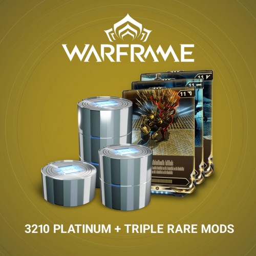 Warframe:3210 Platinum + Triple Rare Mod PS4