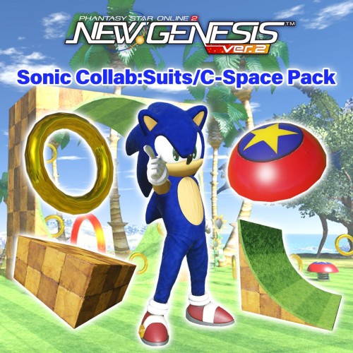 PSO2:NGS - Sonic Collab: Suits/C-Space Pack - PSO2 NEW GENESIS PS4