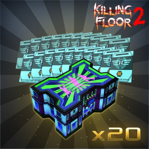 Killing Floor 2 - Horzine Supply Emote Crate - Series 2 Gold Bundle Pack PS4