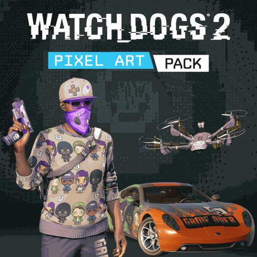 Watch Dogs2 - Pixel Art Pack - WATCH_DOGS 2 PS4