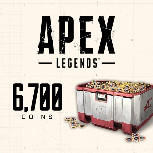 Apex Legends – 6,000 (+700 Bonus) Apex Coins PS4