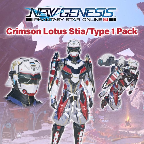 PSO2:NGS - Crimson Lotus Stia/Type 1 Pack - PSO2 NEW GENESIS PS4