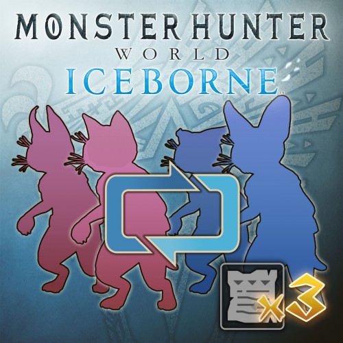 MHW:Iceborne - Palico Edit Voucher: Three-Voucher Pack - Monster Hunter: World PS4