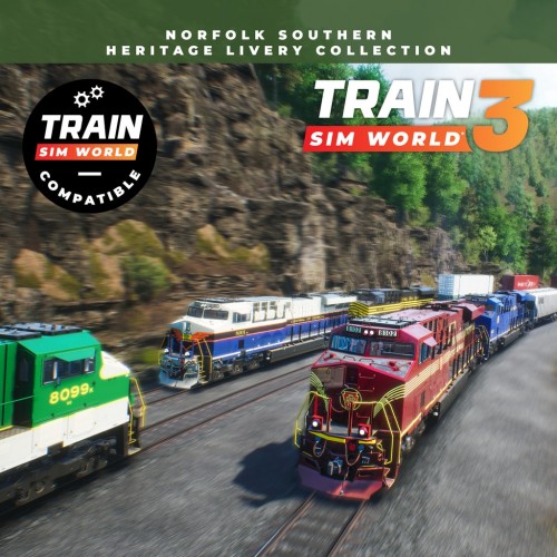 Train Sim World 4 Compatible: Norfolk Southern Heritage Livery Collection Add-On PS4 & PS5