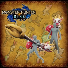 Monster Hunter Rise - ”Stuffed Monster” Hunter layered weapon pack PS4 & PS5