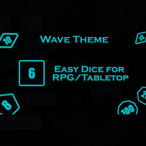 Easy Dice for RPG/Tabletop - Wave Theme PS4