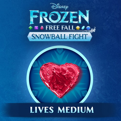 Medium Set of Lives - Frozen Free Fall: Snowball Fight PS4