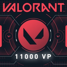 11000 VALORANT Points (1500 Bonus + 9500) PS5