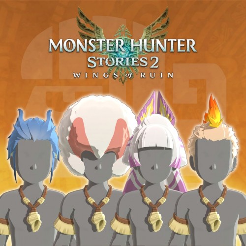 Monster Hunter Stories 2: Wings of Ruin - Rider Hairstyle Bundle PS4