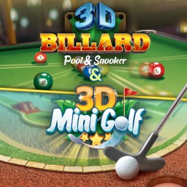 3D Billiards & 3D MiniGolf Bundle PS4