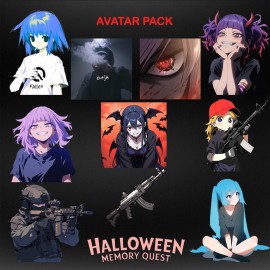 Halloween Memory Quest with Transparent Anime Avatar PS4