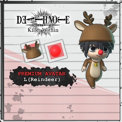 DEATH NOTE Killer Within - Premium Avatar: L (Reindeer) PS4 & PS5