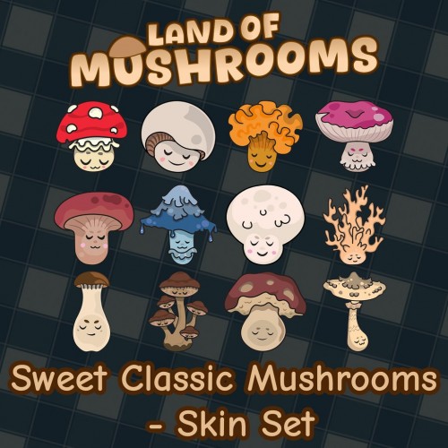 Sweet Classic Mushrooms - Skin Set - Land of Mushrooms PS4