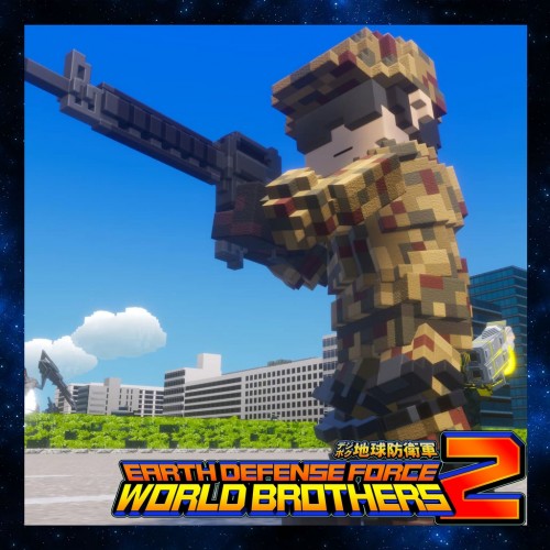 "Additional Character" Just This Once: Special Appearance by The Lieutenant from EDF6 - EARTH DEFENSE FORCE: WORLD BROTHERS 2 PS4 & PS5