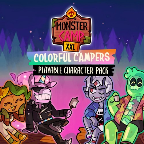 Monster Camp Character Pack - Colorful Campers PS4 & PS5 - Monster Prom 2: Monster Camp XXL