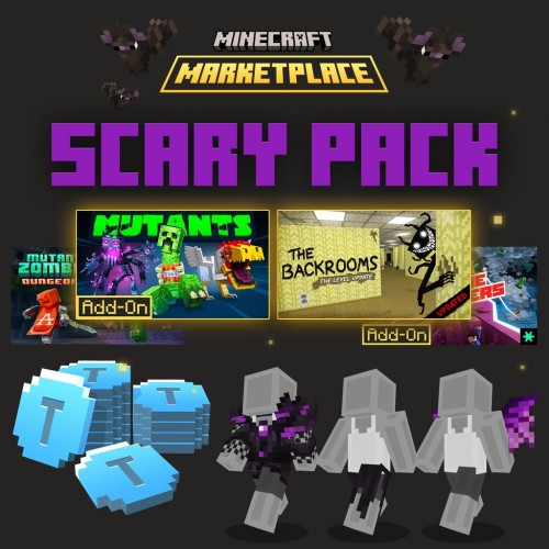 Minecraft Scary Starter Pack PS4