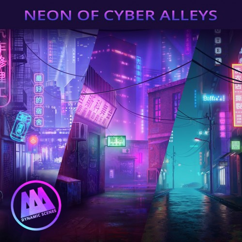 AAA Dynamic Scenes - Neon of Cyber Alleys PS4 & PS5