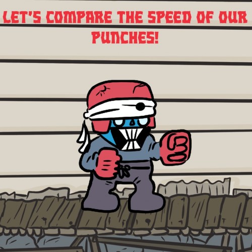 Let's compare the speed of our punches! PS4