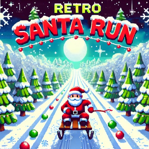 Retro Santa Run PS4