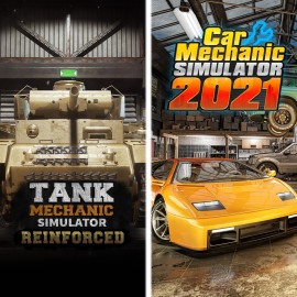 Tank Mechanic Simulator & Car Mechanic Simulator 2021 PS4