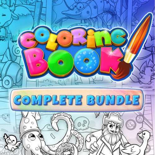 Coloring Book: Complete Bundle - 396 drawings PS4 (Турция)