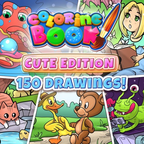Coloring Book: Cute Edition - 150 drawings PS4 (Турция)