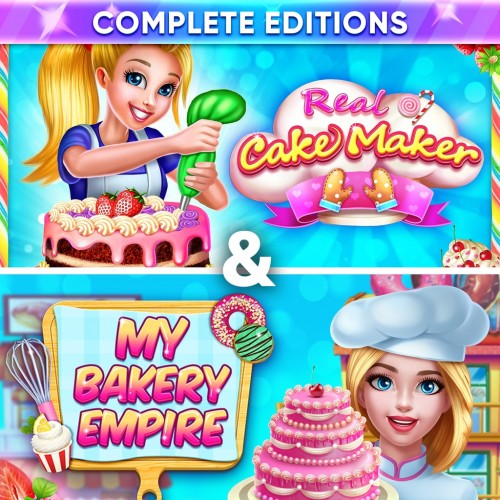 Real Cake Maker & My Bakery Empire: Complete Editions PS4 (Турция) Real Cake Maker & My Bakery Empire: Complete Editions PS4 (Турция)