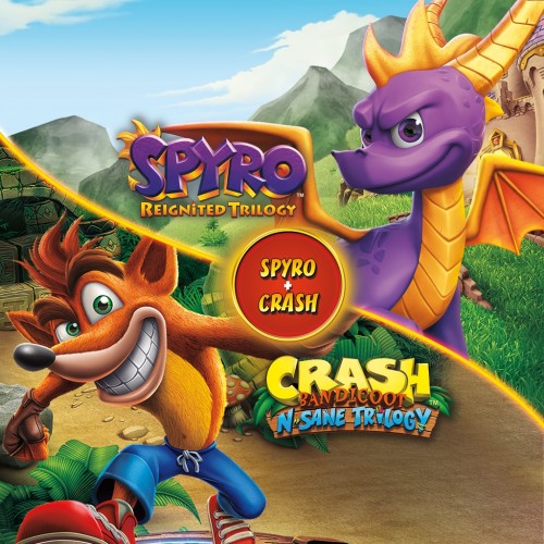 Spyro + Crash Remastered Game Bundle PS4 (Индия)