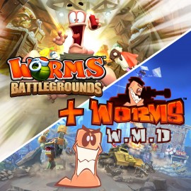 Worms Battlegrounds + Worms W.M.D PS4 (Индия)