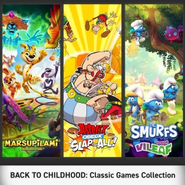 Back to Childhood: Classic Games Collection - Marsupilami - Hoobadventure, Asterix & Obelix: Slap'Them All!, The Smurfs - Mission Vileaf Bundle PS4 & PS5 (Индия)