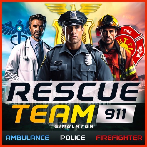 Rescue Team 911 Simulator - Ambulance, Police, Firefighter PS4 (Индия)