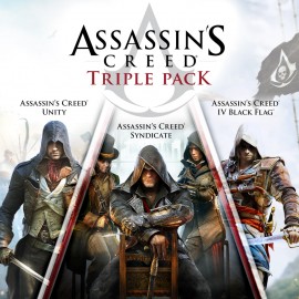 Assassin's Creed Triple Pack: Black Flag, Unity, Syndicate PS4 (Индия)