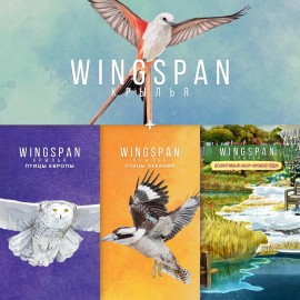 Wingspan + European Expansion + Oceania Expansion + Seasonal Decorative Pack PS4 & PS5 (Индия)