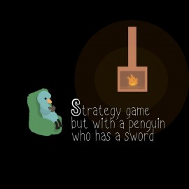 Strategy game but with a penguin who has a sword PS5 (Индия)