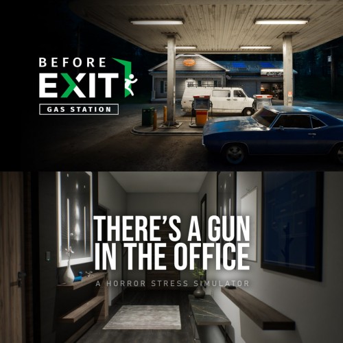 Before Exit: Gas Station + There’s a Gun in the Office Bundle PS5 (Индия) Before Exit: Gas Station + There’s a Gun in the Office Bundle PS5 (Индия)